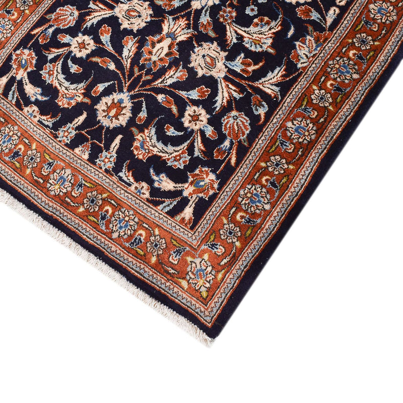 Läufer Perser - Keshan - 338 x 78 cm - dunkelblau