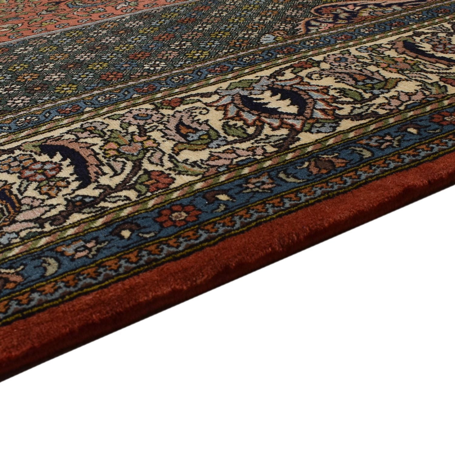 Perserteppich - Nomadic - 300 x 208 cm - dunkelgrün