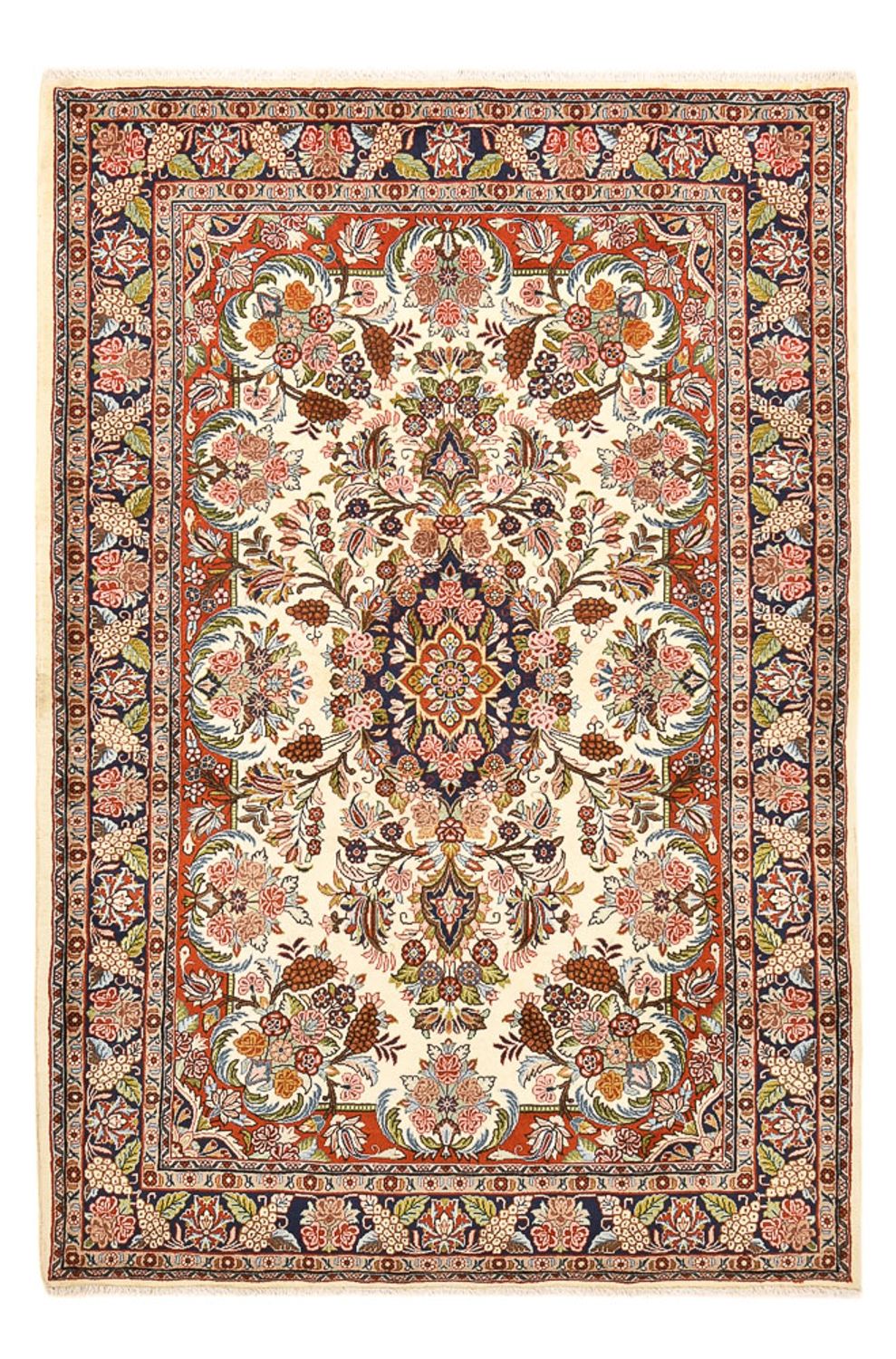 Perserteppich - Bidjar - 204 x 138 cm - hellbeige