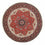 Perserteppich - Bidjar rund  - 154 x 154 cm - rot