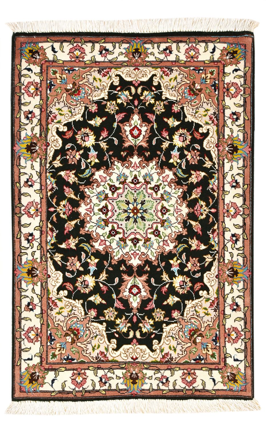 Perserteppich - Täbriz - Royal - 90 x 60 cm - dunkelblau