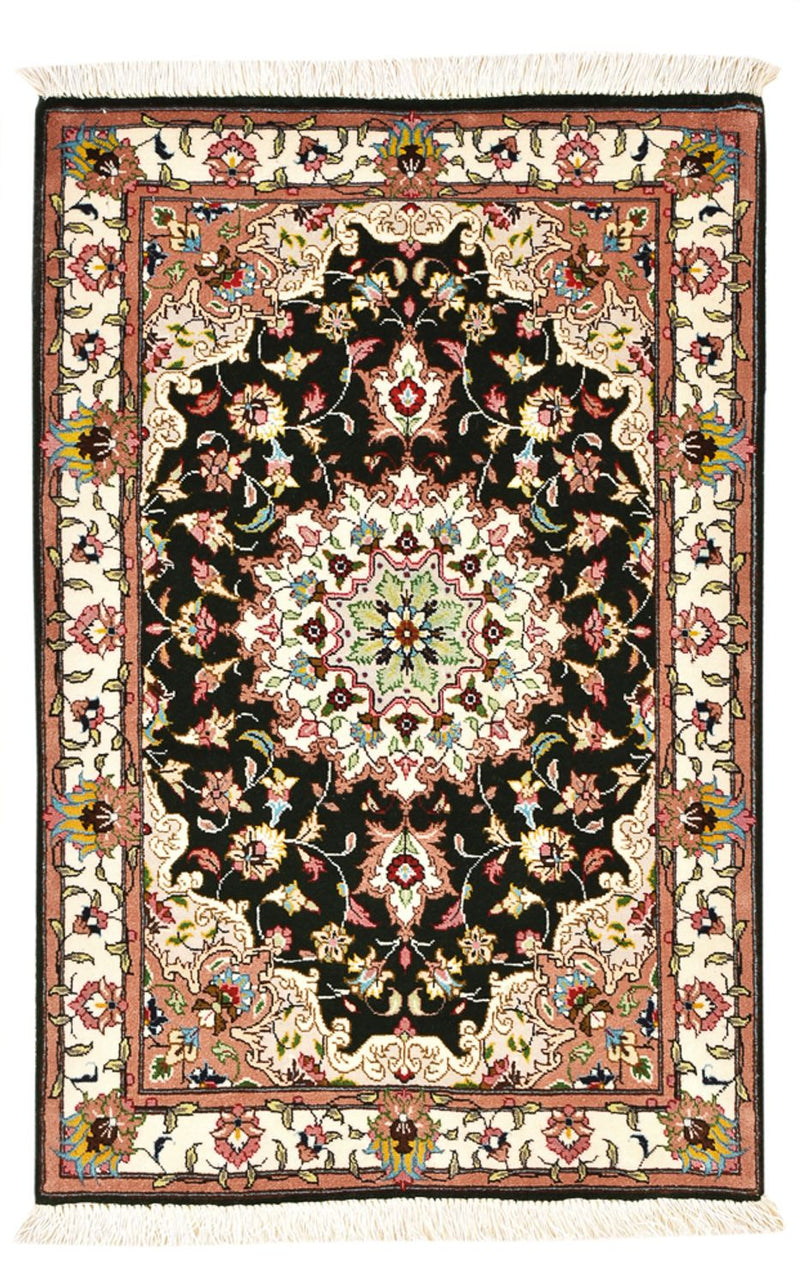 Perserteppich - Täbriz - Royal - 90 x 60 cm - dunkelblau