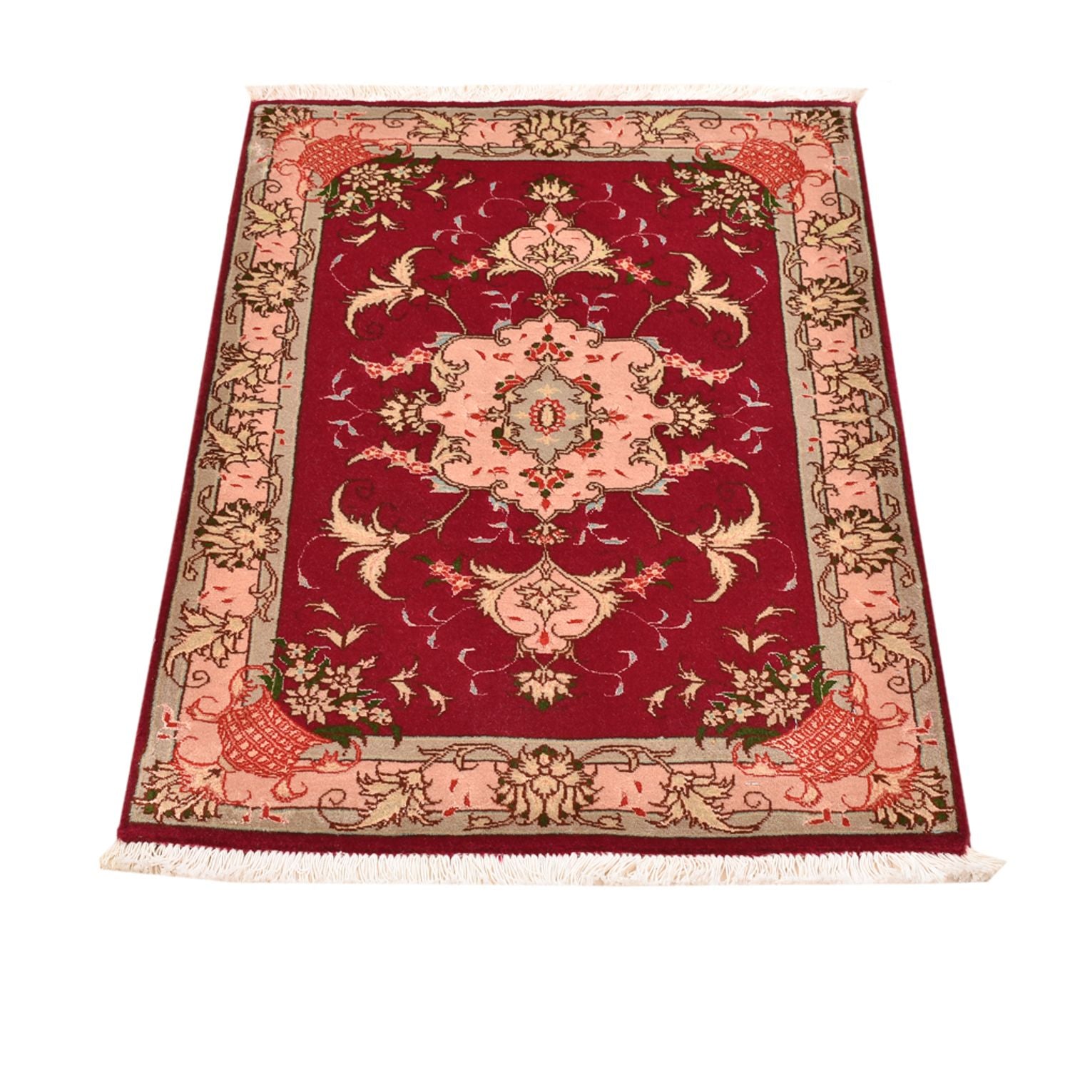 Perserteppich - Täbriz - Royal - 90 x 60 cm - rot
