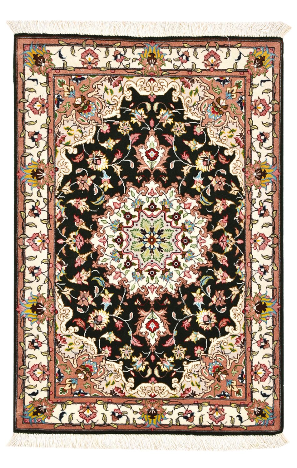Perserteppich - Täbriz - Royal - 90 x 60 cm - dunkelblau