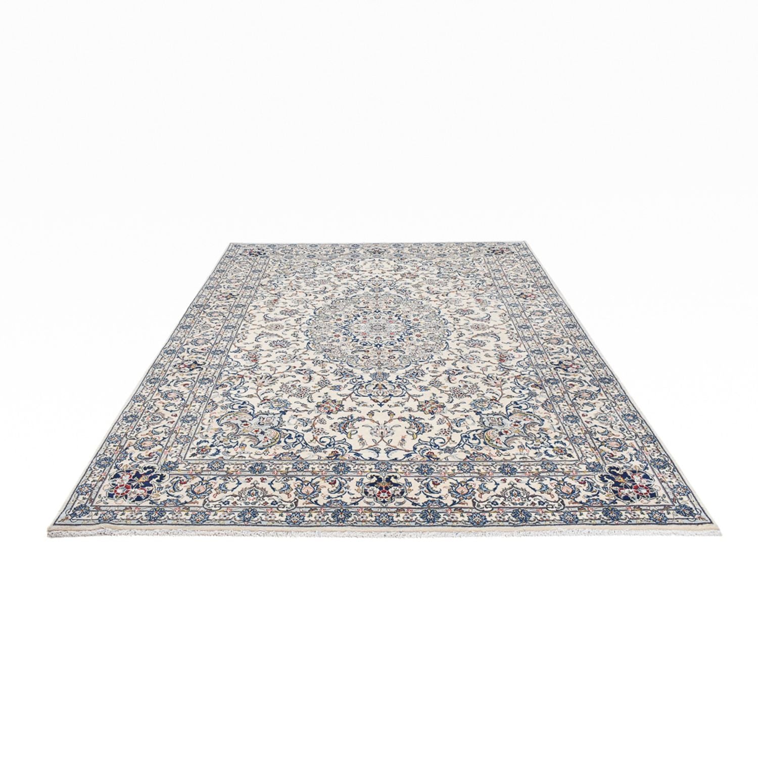 Perserteppich - Keshan - Royal - 348 x 252 cm - grau