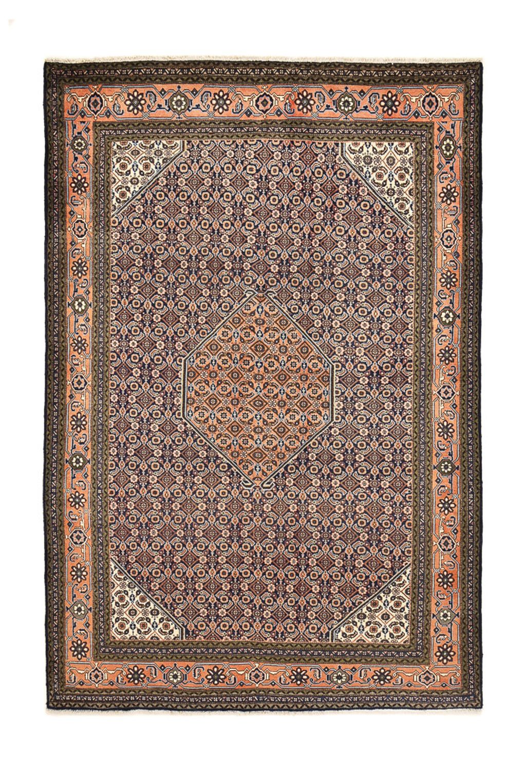 Perserteppich - Nomadic - 307 x 213 cm - dunkelbeige