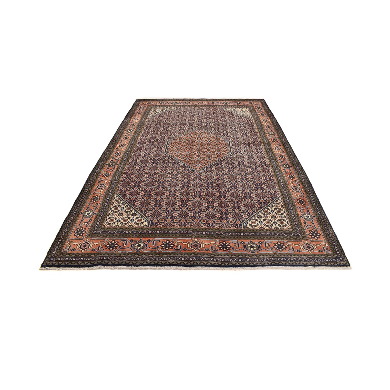 Perserteppich - Nomadic - 307 x 213 cm - dunkelbeige