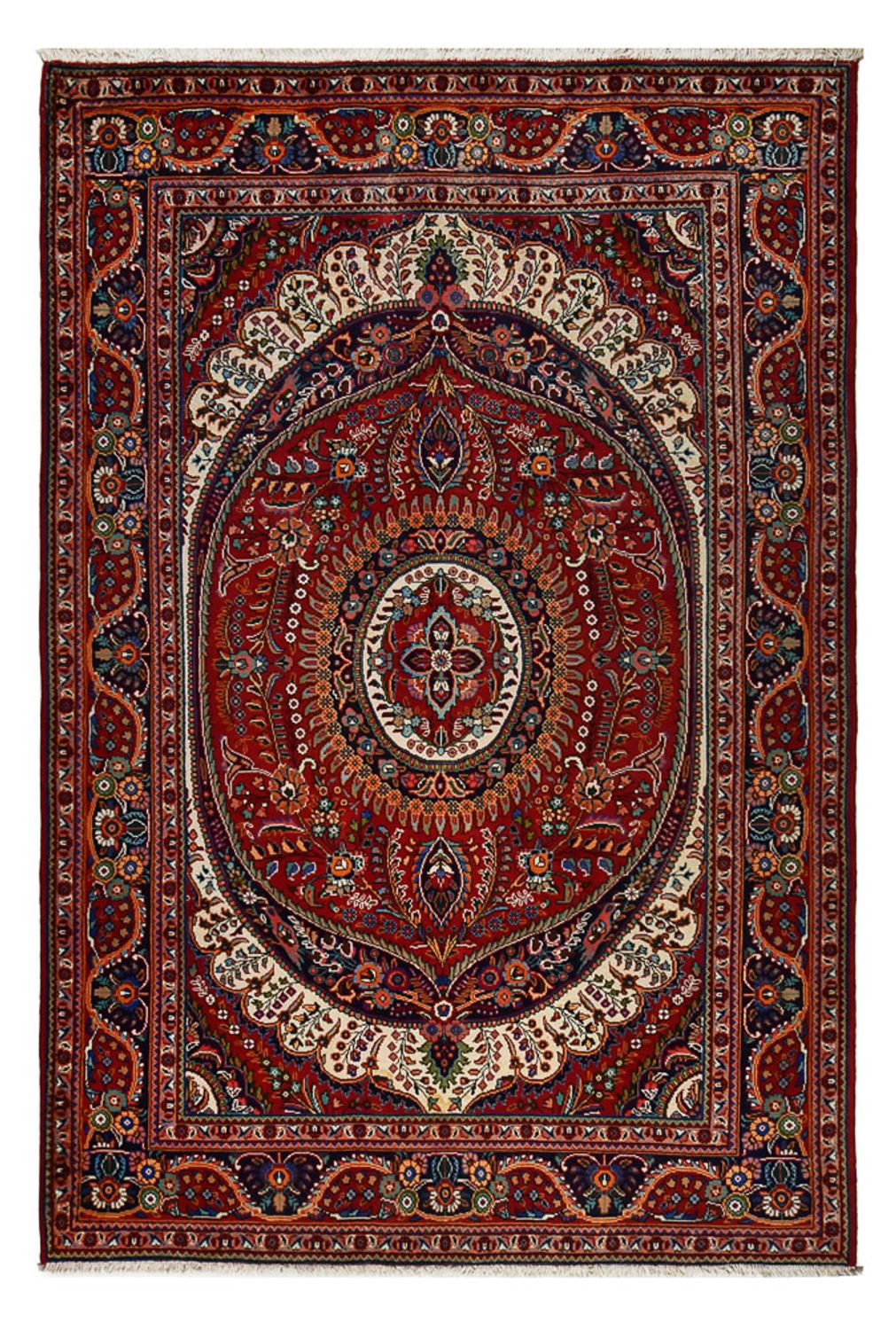 Perserteppich - Nomadic - 300 x 204 cm - dunkelrot