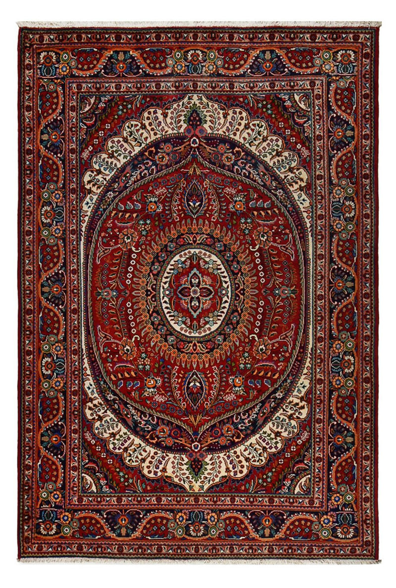 Perserteppich - Nomadic - 300 x 204 cm - dunkelrot