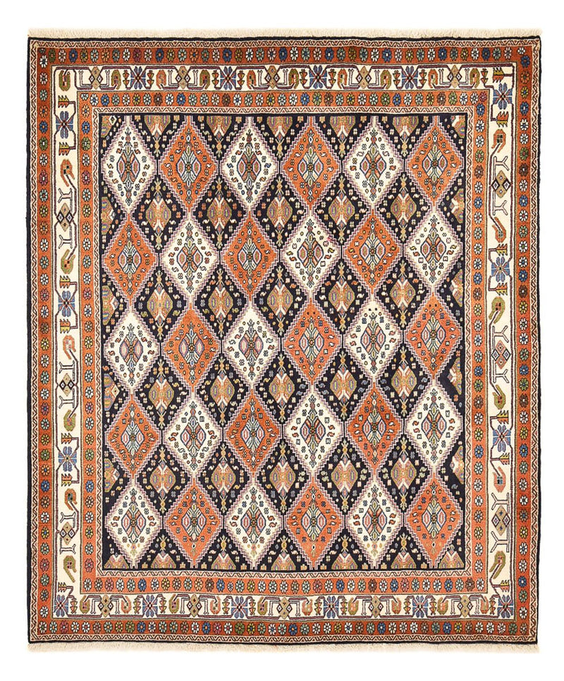 Perserteppich - Nomadic quadratisch  - 214 x 183 cm - mehrfarbig