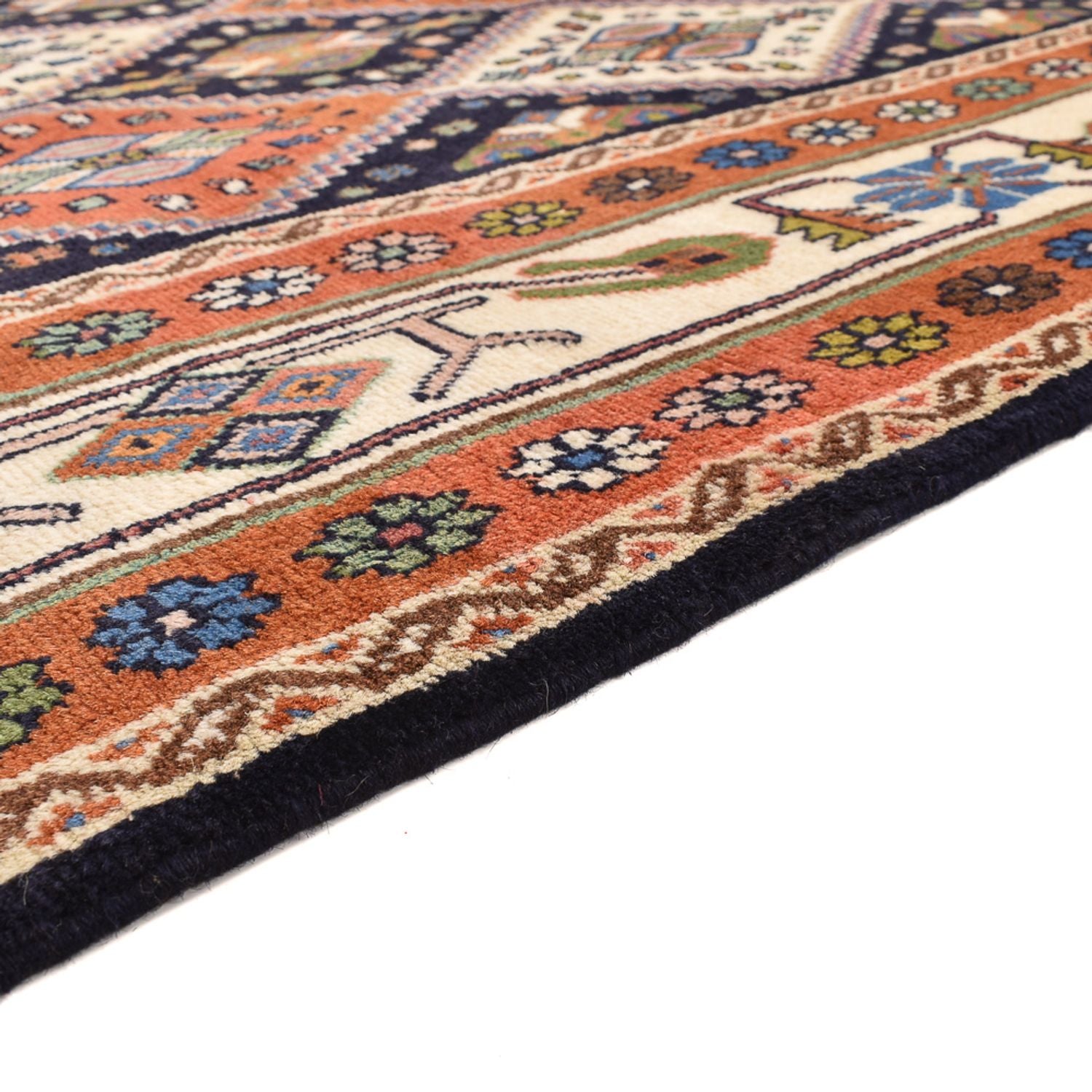 Perserteppich - Nomadic quadratisch  - 214 x 183 cm - mehrfarbig