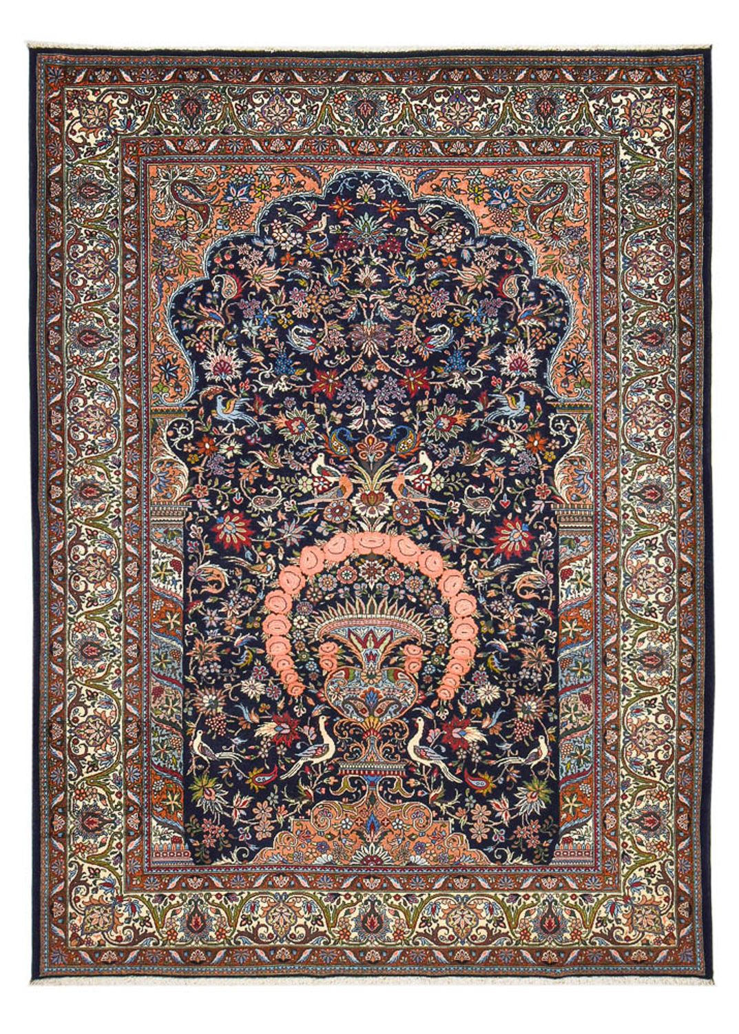 Perserteppich - Nomadic - 302 x 204 cm - dunkelblau
