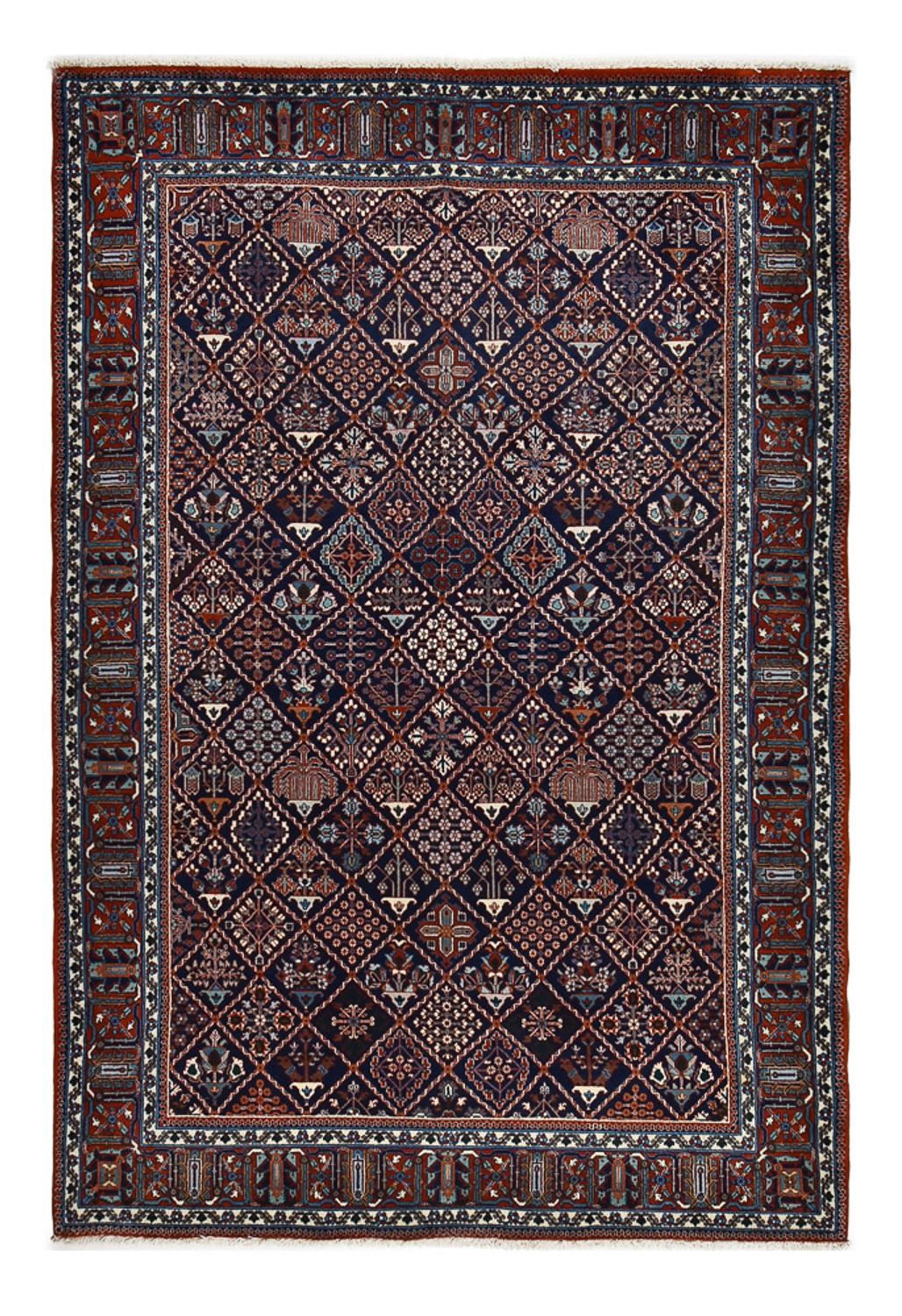 Perserteppich - Nomadic - 300 x 202 cm - weinrot