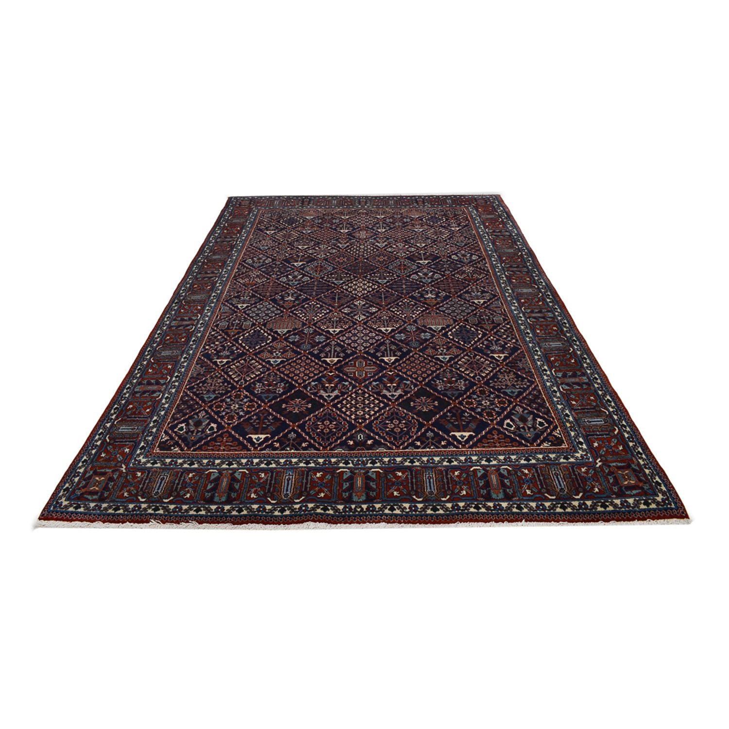 Perserteppich - Nomadic - 300 x 202 cm - weinrot