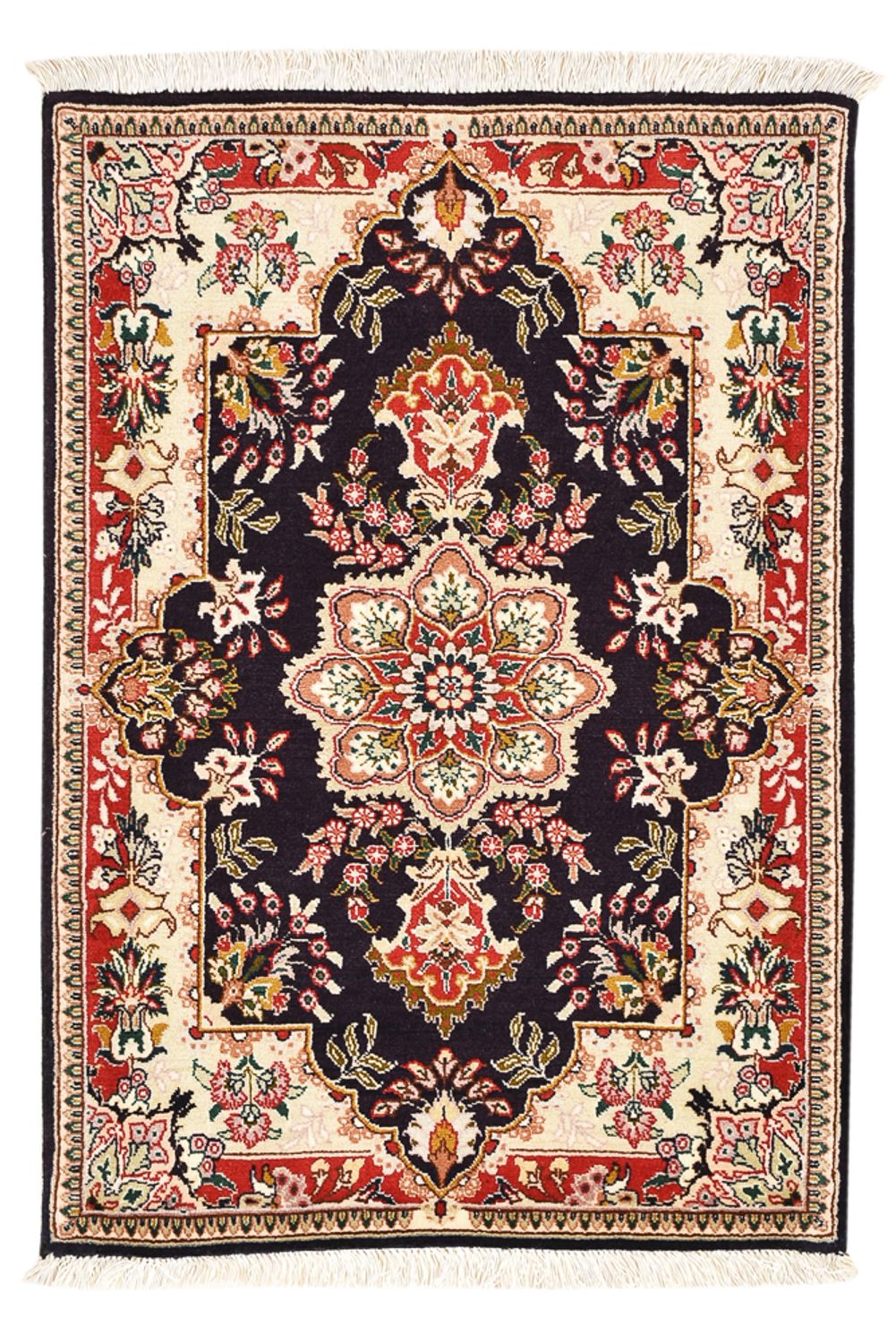 Perserteppich - Täbriz - Royal - 89 x 60 cm - mehrfarbig