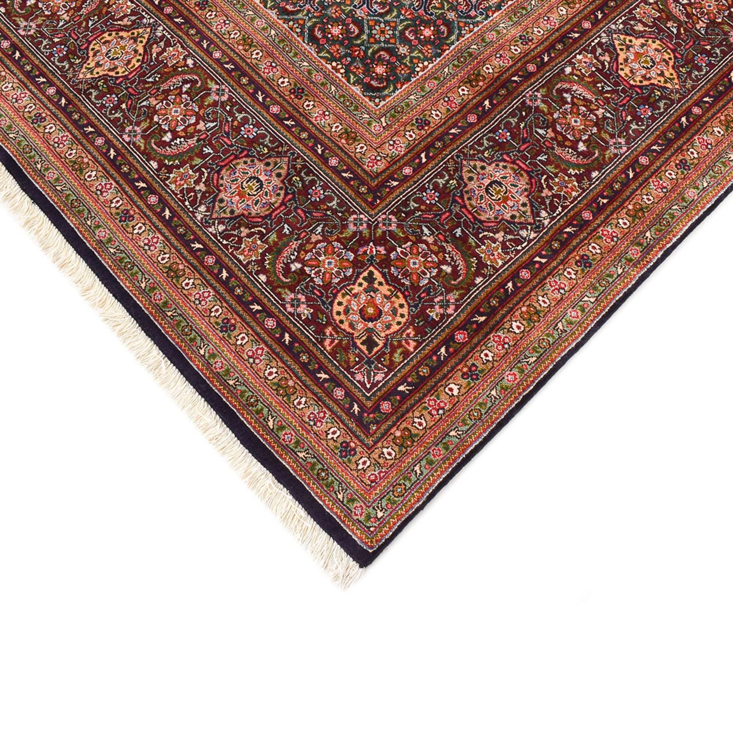 Perserteppich - Täbriz - Royal - 402 x 303 cm - dunkelbeige