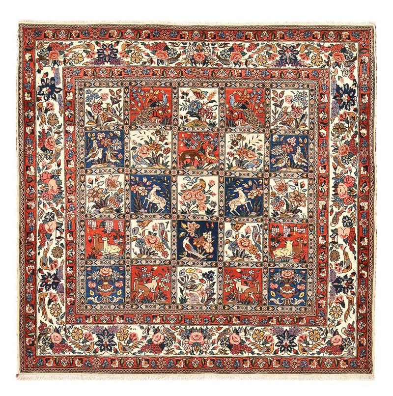 Perserteppich - Nomadic quadratisch  - 211 x 210 cm - mehrfarbig