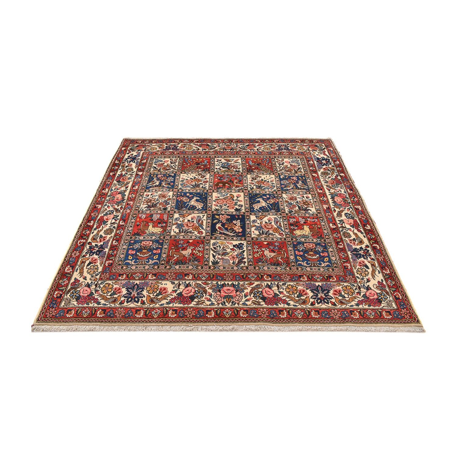 Perserteppich - Nomadic quadratisch  - 211 x 210 cm - mehrfarbig