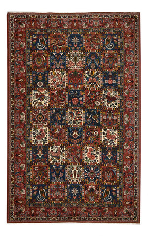 Perserteppich - Nomadic - 313 x 201 cm - dunkelrot