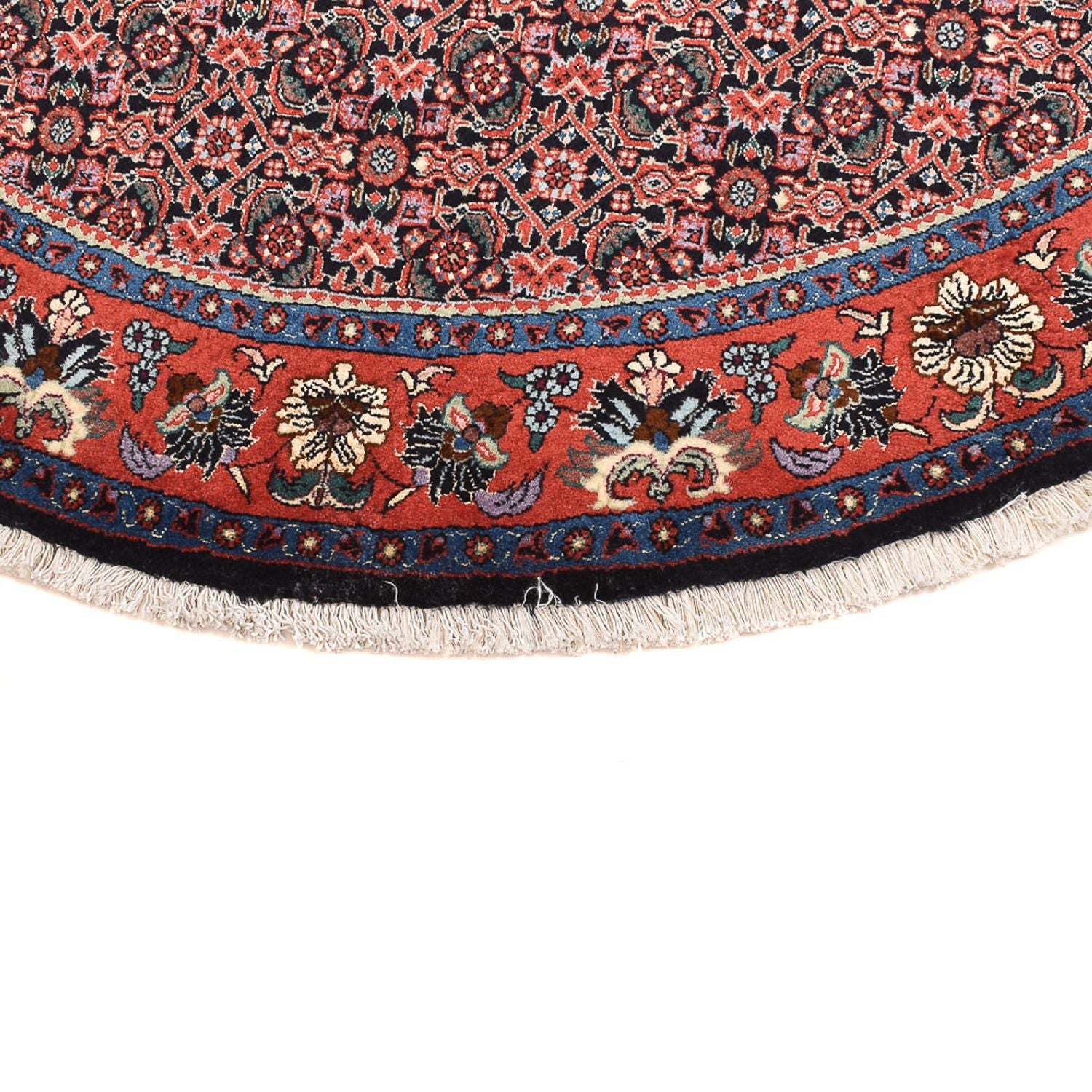 Perserteppich - Bidjar rund  - 153 x 153 cm - hellrot
