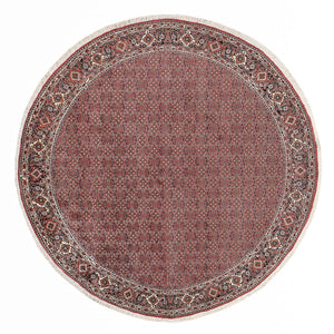 Perserteppich - Bidjar rund  - 300 x 300 cm - hellrot