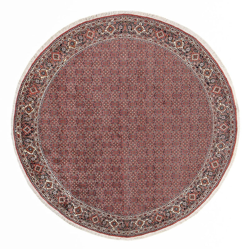 Perserteppich - Bidjar rund  - 300 x 300 cm - hellrot