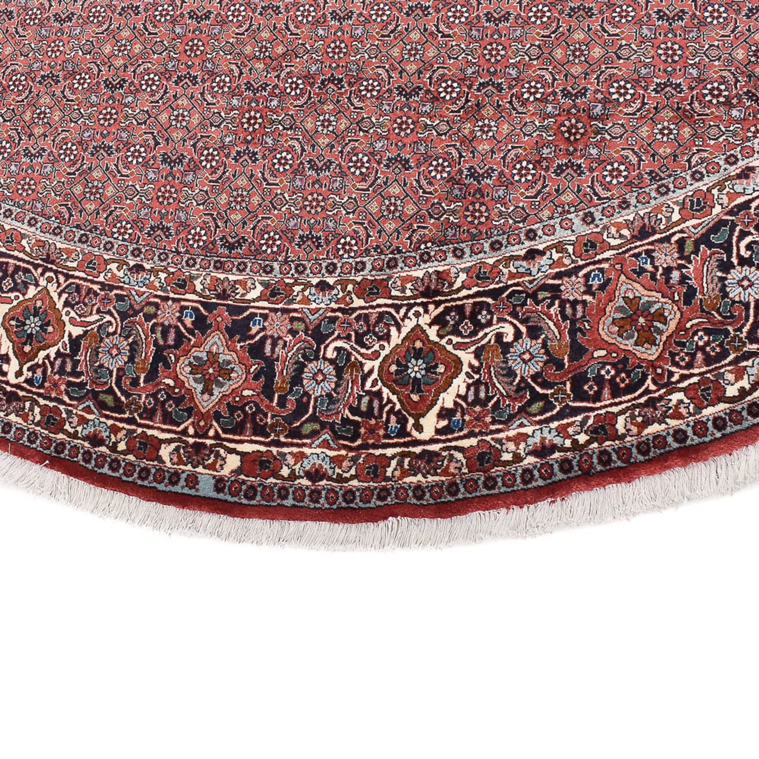 Perserteppich - Bidjar rund  - 300 x 300 cm - hellrot