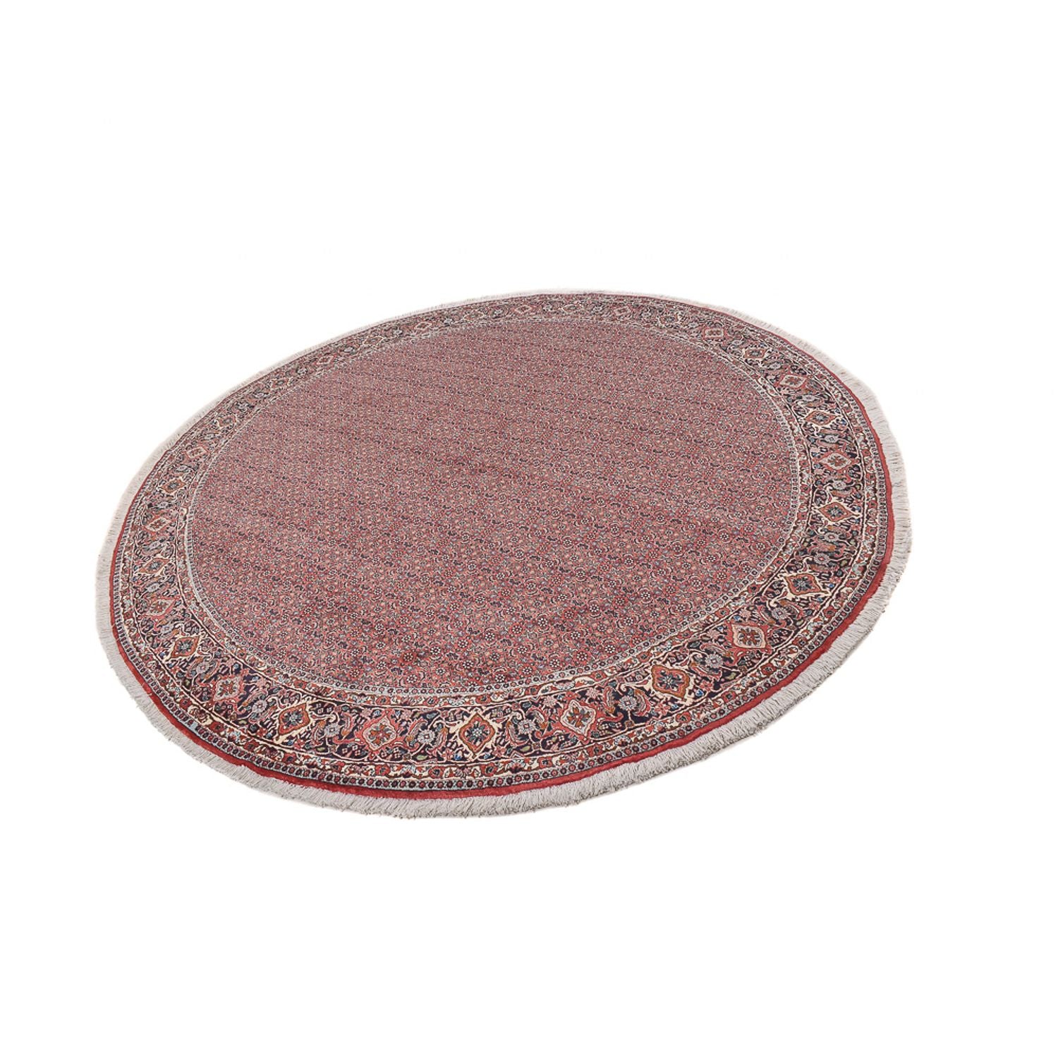 Perserteppich - Bidjar rund  - 300 x 300 cm - hellrot