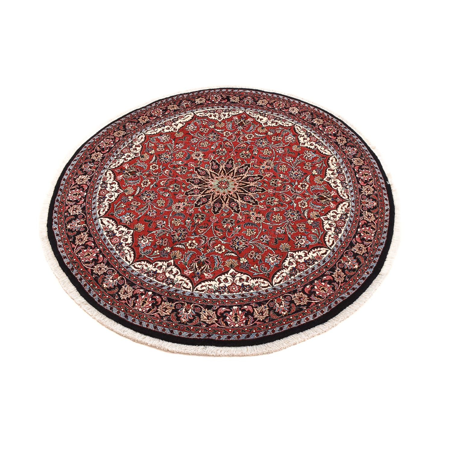 Perserteppich - Bidjar rund  - 150 x 150 cm - rot