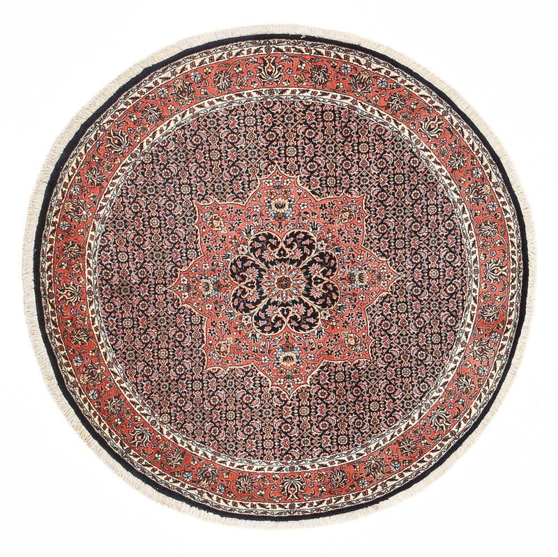 Perserteppich - Bidjar rund  - 155 x 155 cm - dunkelrot