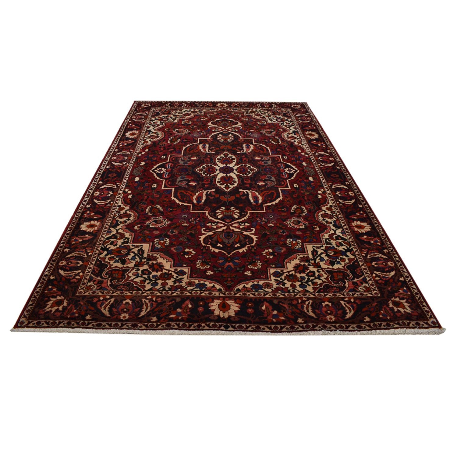 Perserteppich - Nomadic - 313 x 203 cm - dunkelrot
