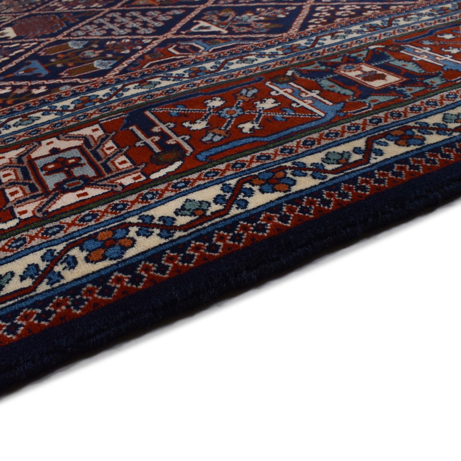 Perserteppich - Nomadic - 293 x 203 cm - weinrot