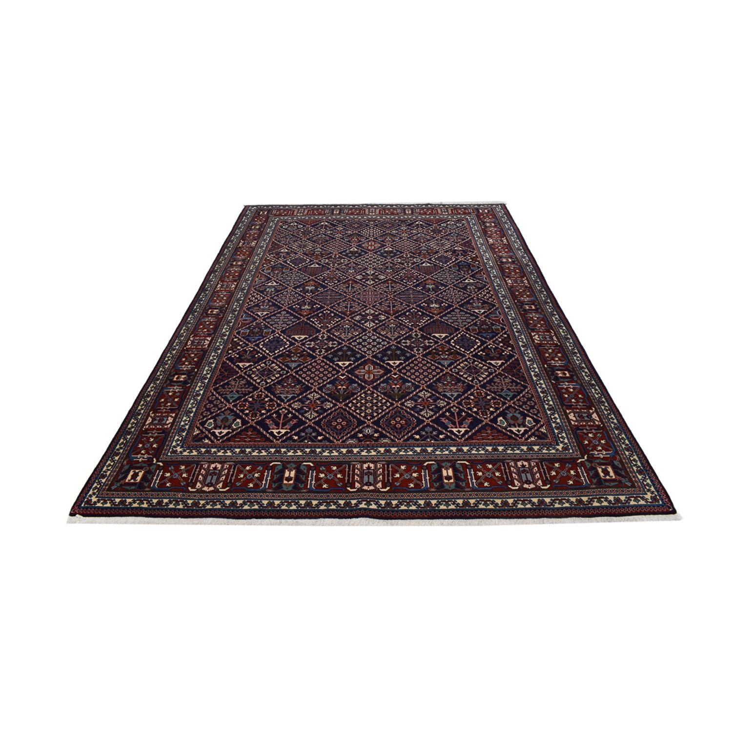 Perserteppich - Nomadic - 293 x 203 cm - weinrot