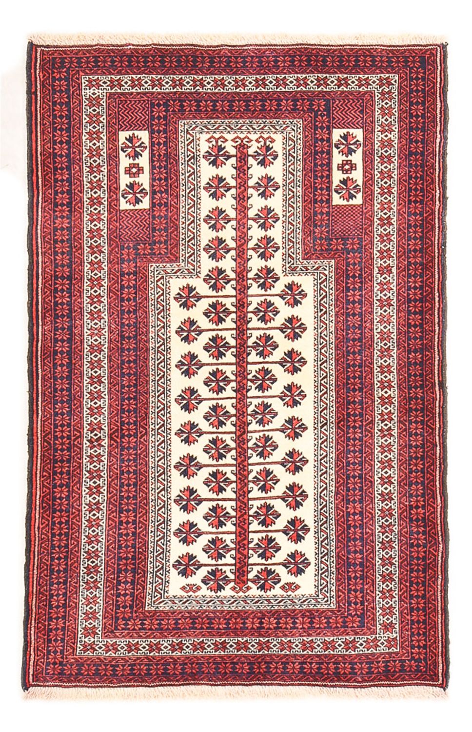 Belutsch Teppich - 150 x 100 cm - mehrfarbig