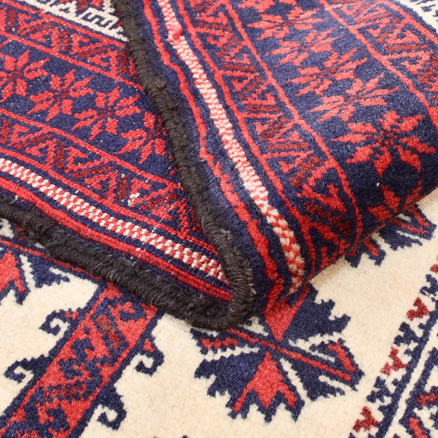 Belutsch Teppich - 150 x 100 cm - mehrfarbig