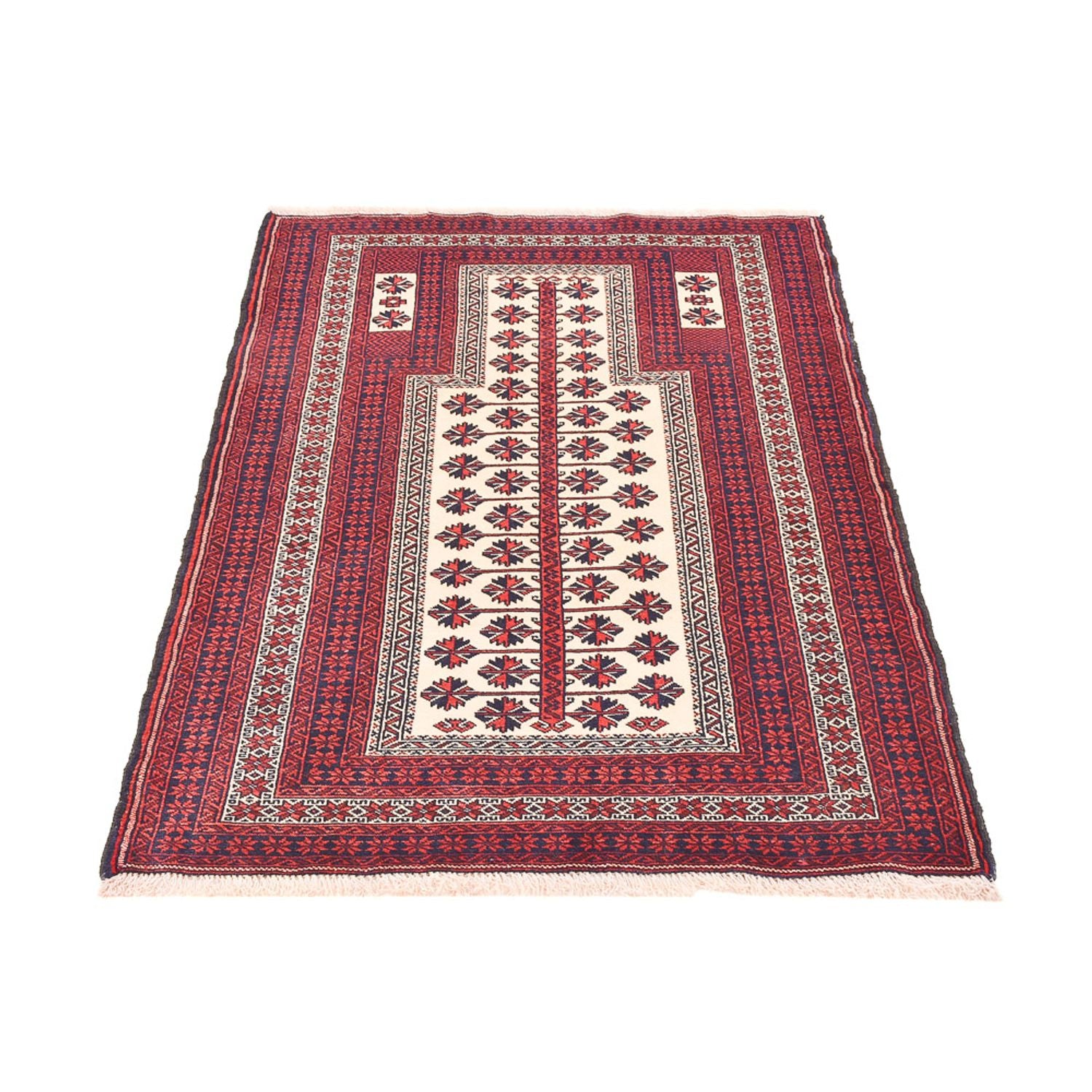 Belutsch Teppich - 150 x 100 cm - mehrfarbig