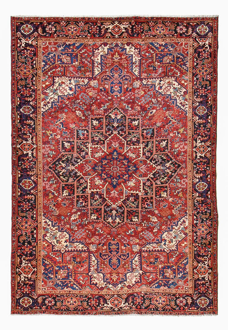Perserteppich - Nomadic - 341 x 238 cm - rot