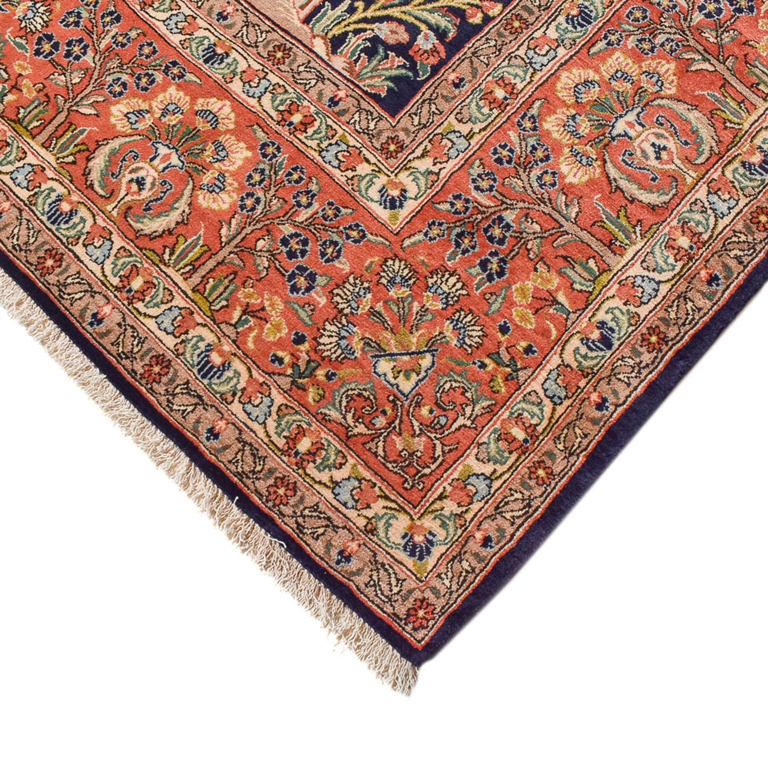 Perserteppich - Keshan - 375 x 252 cm - dunkelblau