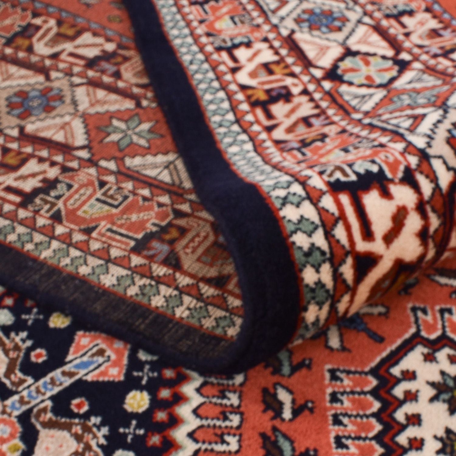 Perserteppich - Nomadic - 406 x 298 cm - hellrot