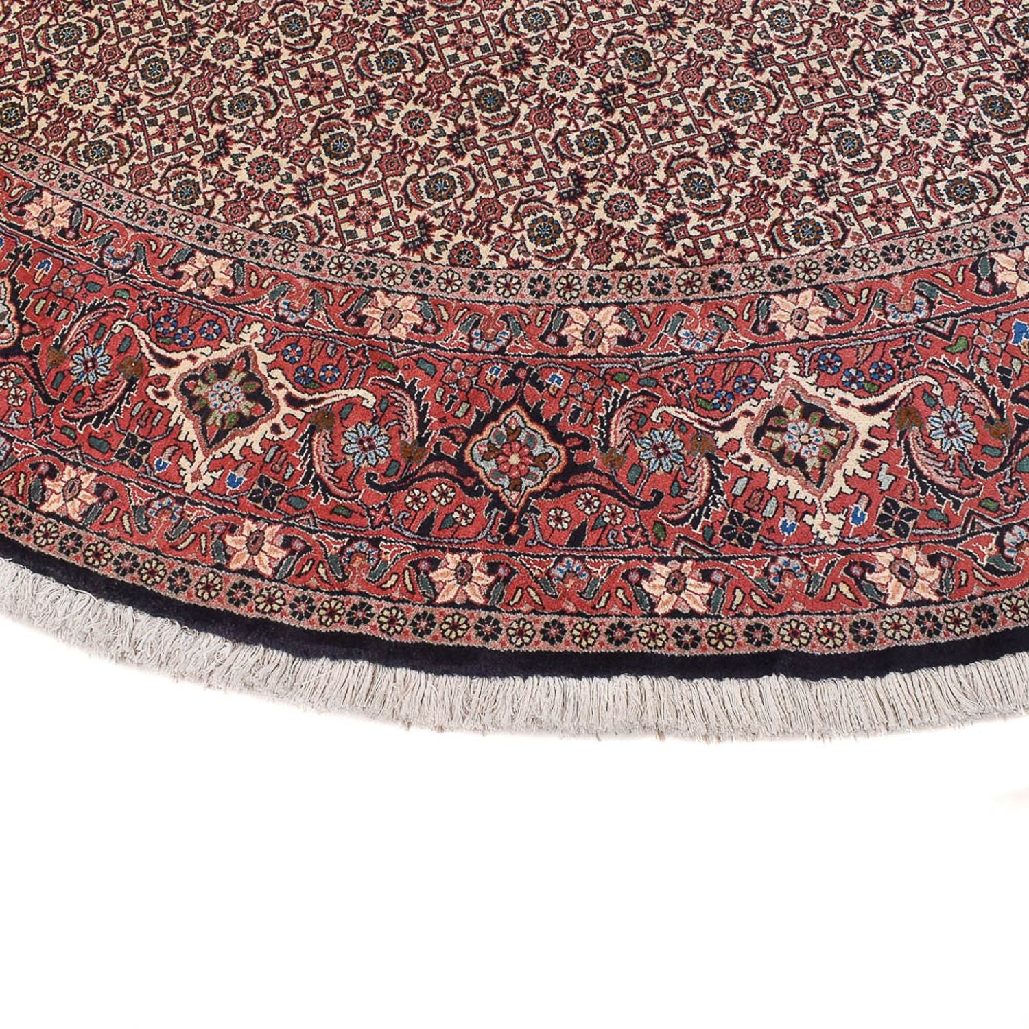Perserteppich - Bidjar rund  - 300 x 300 cm - hellrot