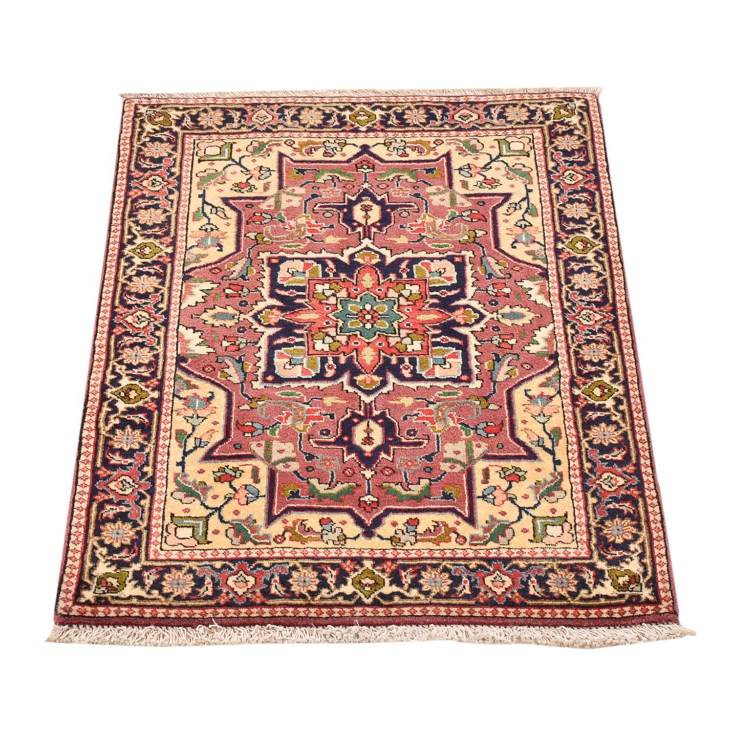 Perserteppich - Täbriz - Royal - 82 x 60 cm - hellrot