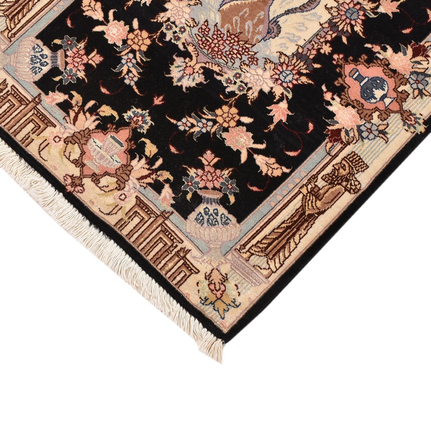 Perserteppich - Täbriz - Royal - 90 x 60 cm - mehrfarbig