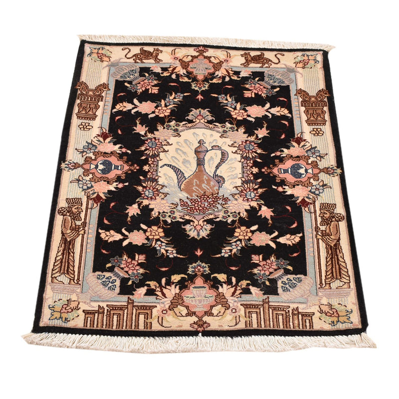 Perserteppich - Täbriz - Royal - 90 x 60 cm - mehrfarbig