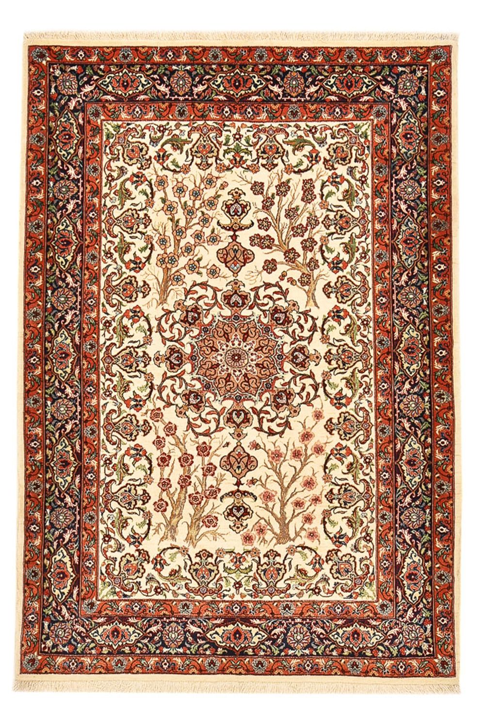 Perserteppich - Ghom - Royal - 157 x 109 cm - hellbeige