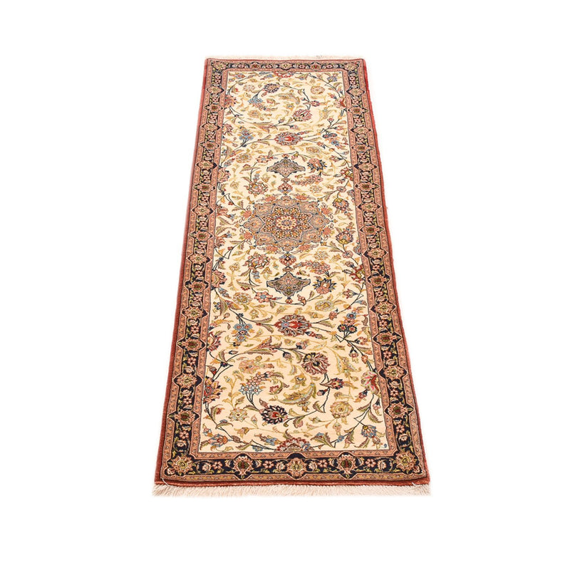 Läufer Perser - Ghom - Royal - 195 x 58 cm - hellbeige