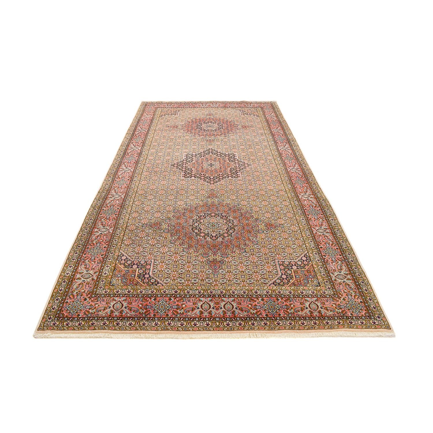 Läufer Perser - Classic - 410 x 203 cm - dunkelbeige