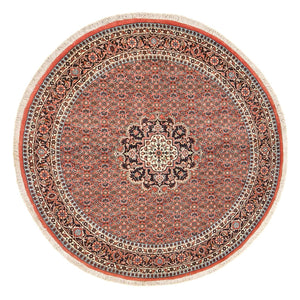 Perserteppich - Bidjar rund  - 150 x 150 cm - hellrot