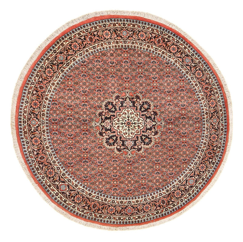 Perserteppich - Bidjar rund  - 150 x 150 cm - hellrot