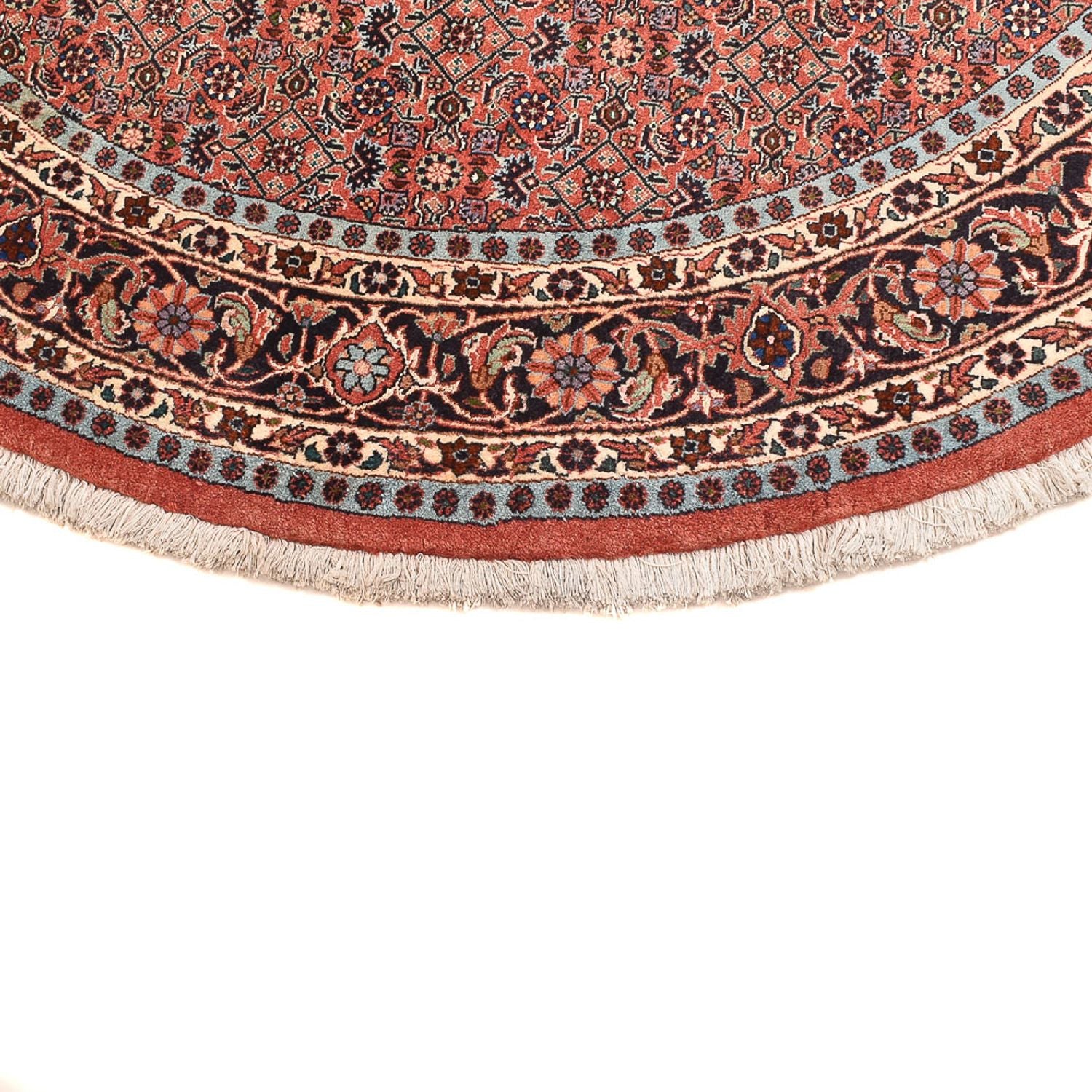Perserteppich - Bidjar rund  - 150 x 150 cm - hellrot
