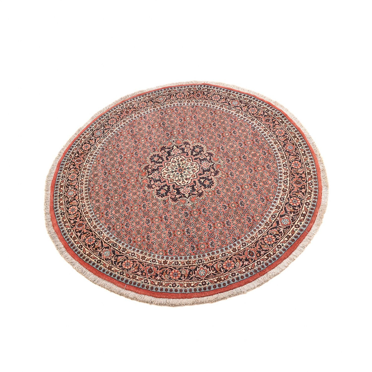 Perserteppich - Bidjar rund  - 150 x 150 cm - hellrot